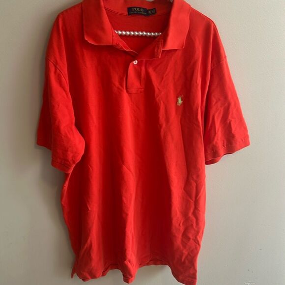 Polo Ralph Lauren Red TALL Polo. Size XLT - Picture 1 of 4